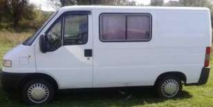 Дефлекторы окон (ветровики) Fiat Ducato 1994-2006; 2006-Russia"EuroStandard" (Фиат Дукато) Кобра Тюнинг