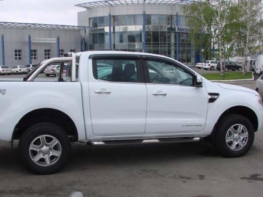 Дефлекторы окон (ветровики) Ford Ranger 2012- (Форд Рэнджер) SIM